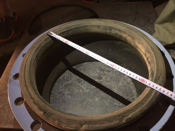 上海淞江橡膠接頭，大口徑法蘭橡膠接頭，橡膠接頭試壓，橡膠接頭漏水